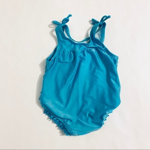 Children’s Place Blue Ruffle Infant Swimsuit - Picture 3 of 3